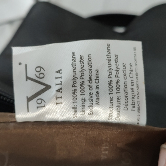 Versace 1969 Simulated Leather Pebbled Tote Bag / shoulder bag - Picture 15 of 15